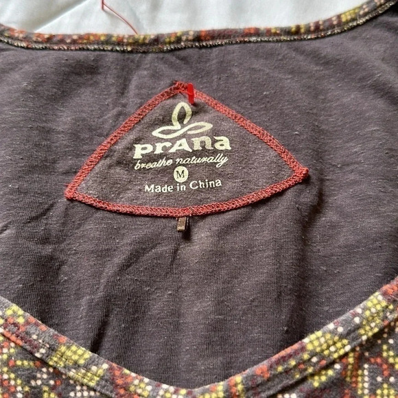 Prana Calypsa Top - Women's-Moonrock On Point size medium geometric - Picture 4 of 6